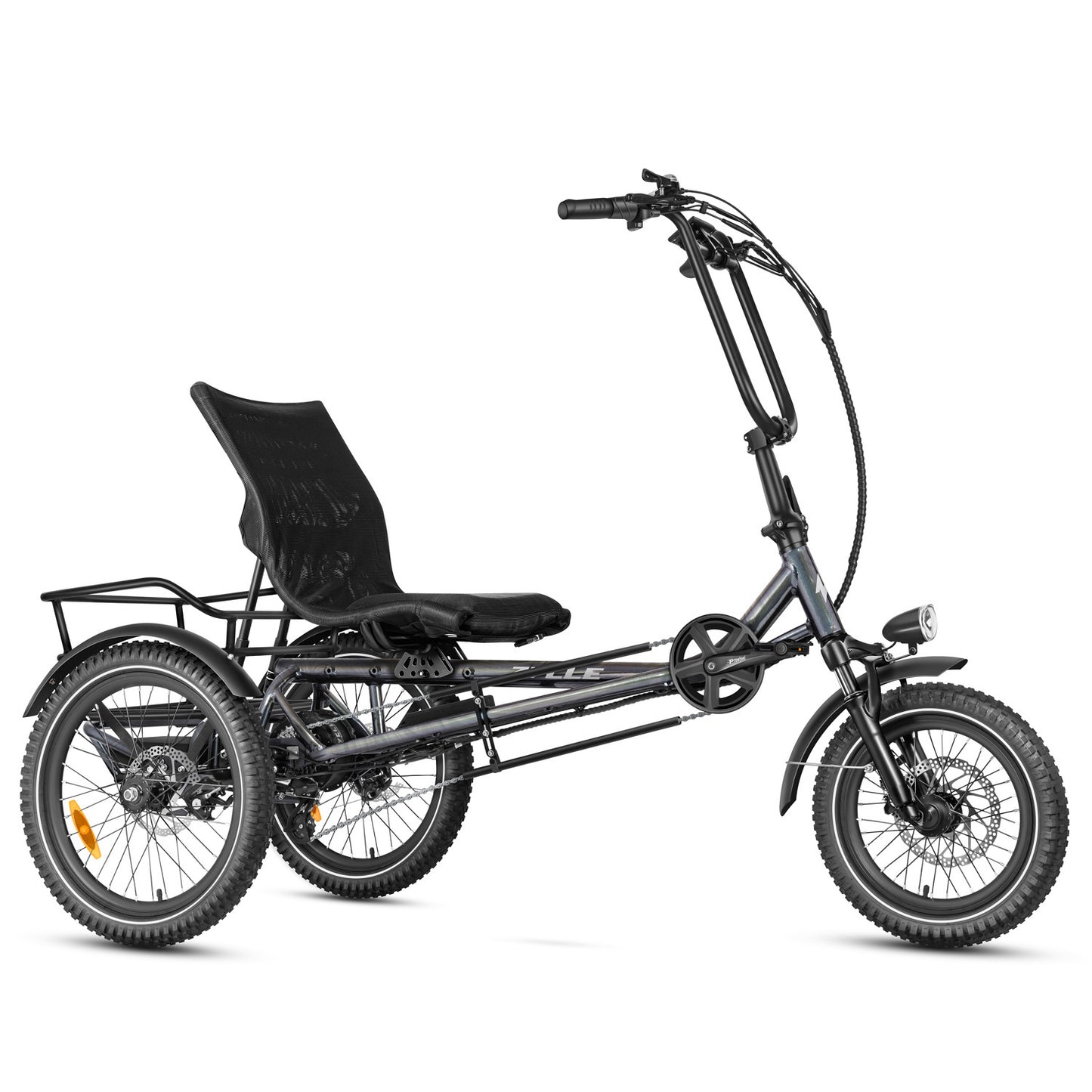 Zycle_Z-500_Semi-Recumbent Electirc Trike - Grey-2