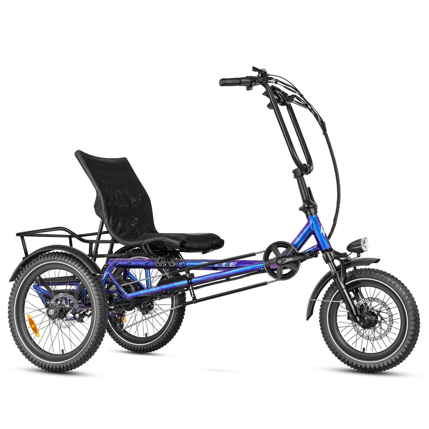 Zycle_Z-500_Semi-Recumbent Electirc Trike - Neptune Blue-2